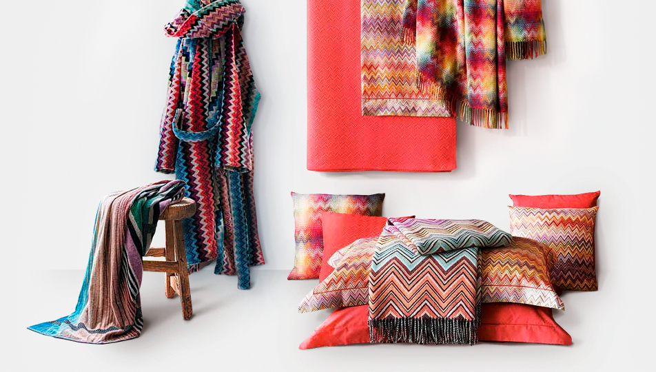 Коллекция <br> домашнего текстиля <br>MISSONI HOME