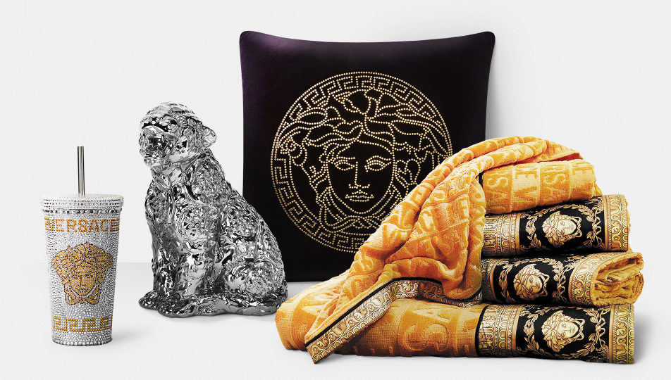 Interior items <br> and textiles <br>Versace Home